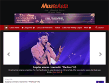 Tablet Screenshot of music-asia.com